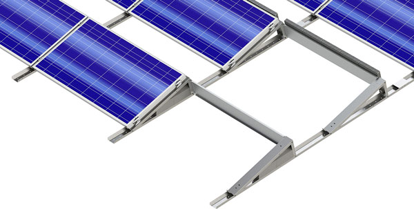 ALFA aurinkopaneelien asennus tasakatoille